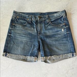 J. Crew Blue Denim Cutoff Jean Women's Shorts Sz 28